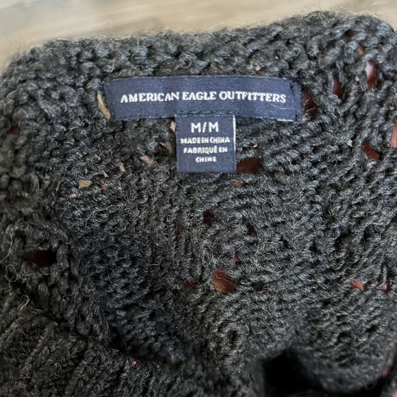 Dark grey American eagle knit sweater - Picture 2 of 2